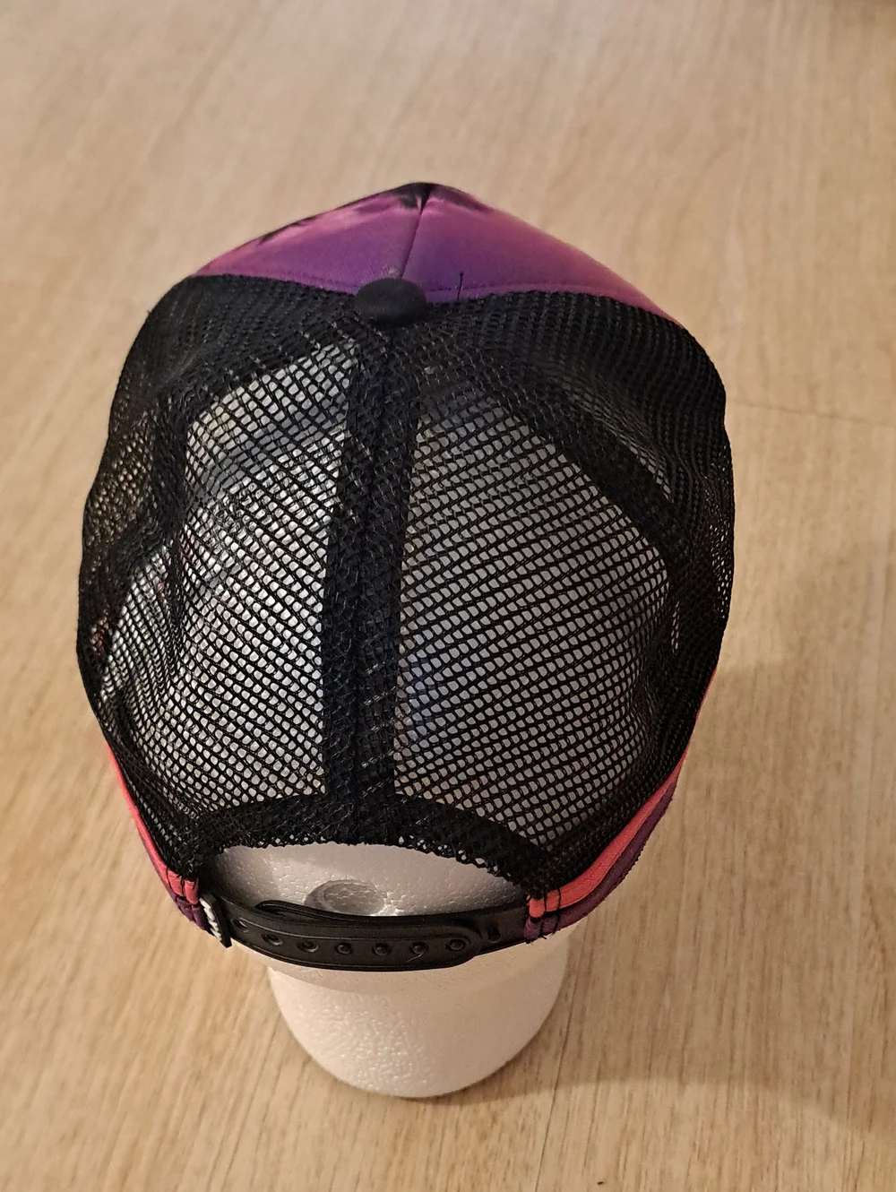 Roxy Pink and Orange Tropical Palm Trucker Hat